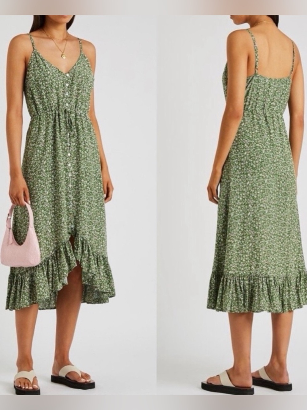 Rails Friday Juniper Floral Midi
Dress Quiet Luxury Minimalist 
Size Small NWOT